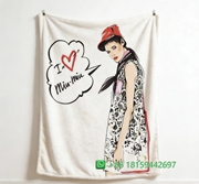 Miumiu Throw Blankets